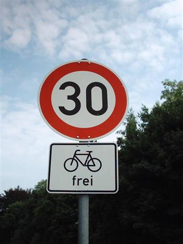 Fahrr�der d�rfen schneller als 30